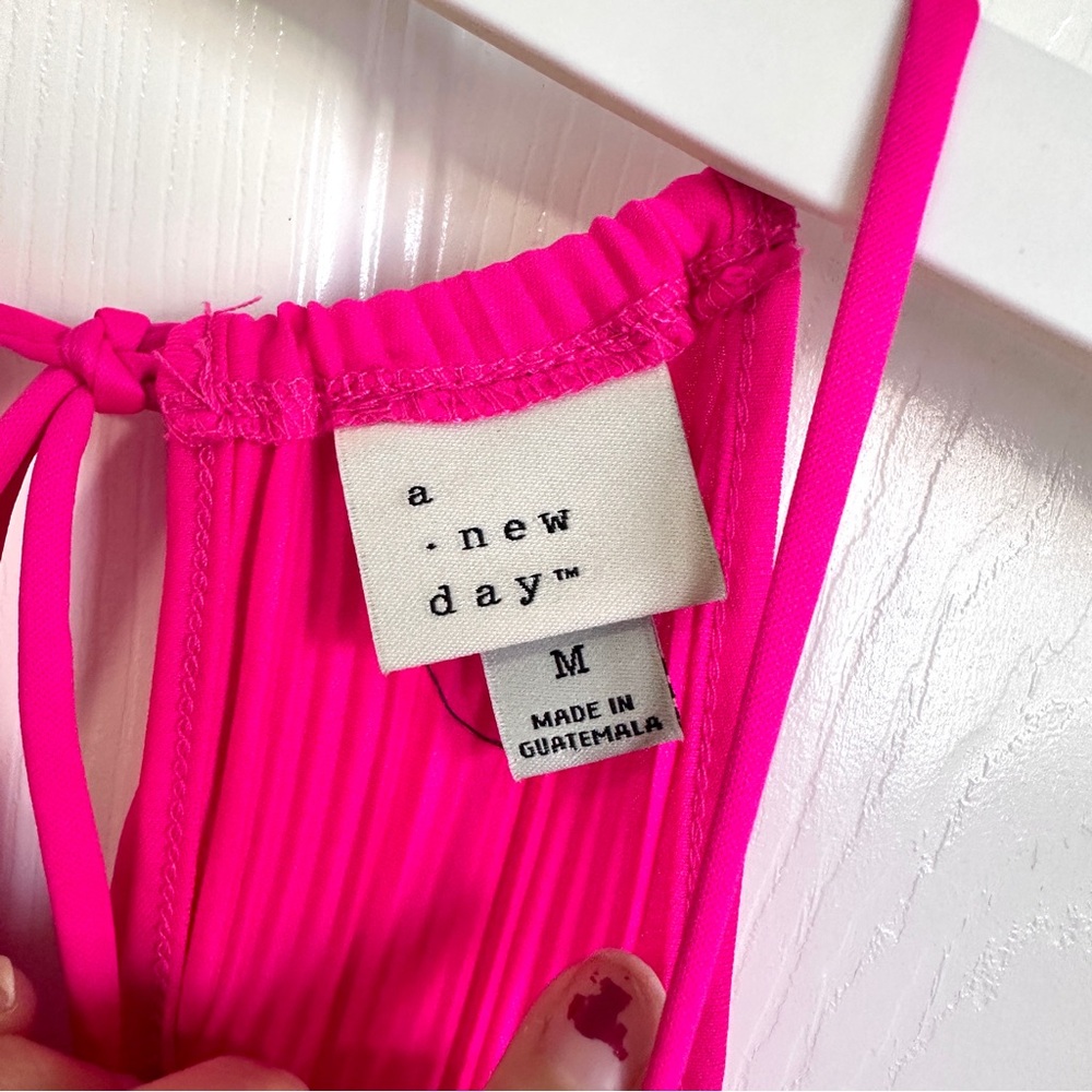 Neon Pink Maxi Dress - Picture 4 of 5